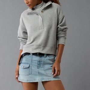 American Eagle Outfitters Gray Sweatshirt